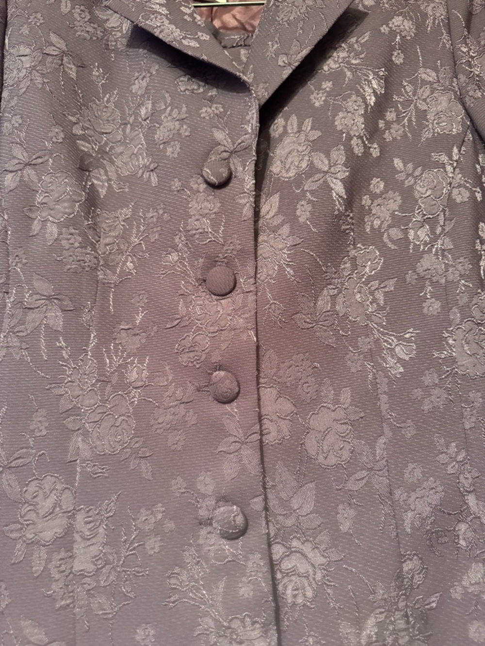 NWT Jessica Howard Sz 8 Lavender Floral Jacquard Blazer & Skirt Set - Picture 6 of 11